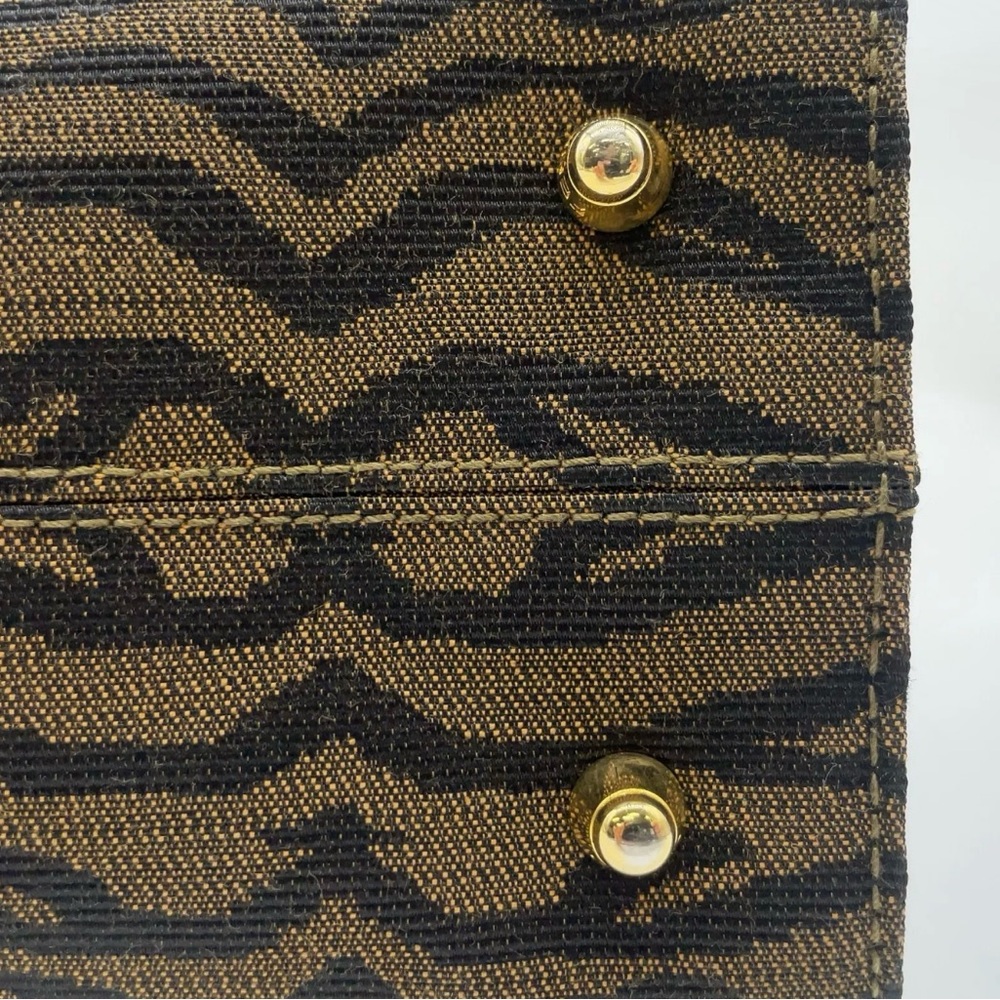 Rare Fendi shopper Tote with FF Gold Handles - Picture 16 of 16